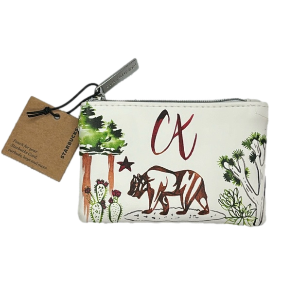 Starbucks Handbags - Starbucks California Card Pouch White